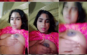 Sexy Horny Girlfriend Playing With Her Boobies
