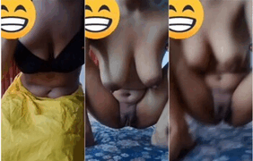 Sharee Girl Removing Dress Showing Fingering