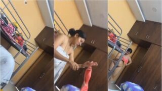 Cheater Aunty Giving Blowjob Changing Clothes Secretly Recorded