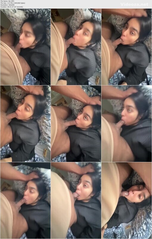 Sexy Babe Giving Blowjob