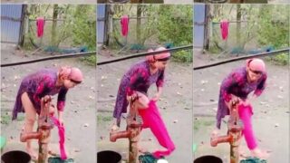 Bhabhi After Bath Changing Clothes Secretly Recorded By Neighbour