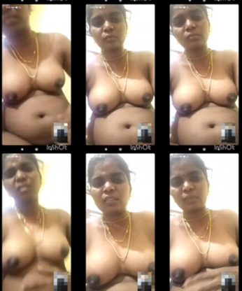 Tamil Girl Showing On Video Call With Audio